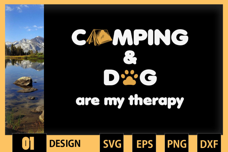 camping-and-dogs-are-my-therapy-outdoor