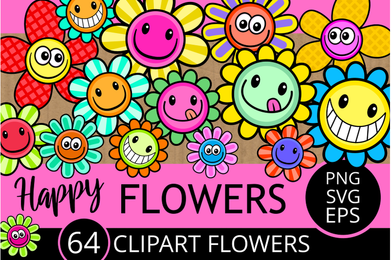 happy-cartoon-summer-flowers-64-clipart-mega-pack-2