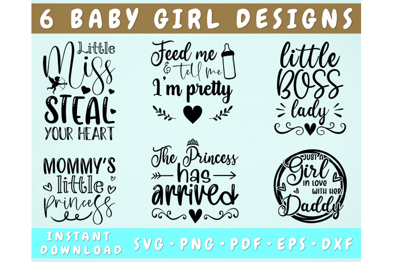 baby-girl-svg-bundle-6-designs-feed-me-and-tell-me-i-039-m-pretty-svg