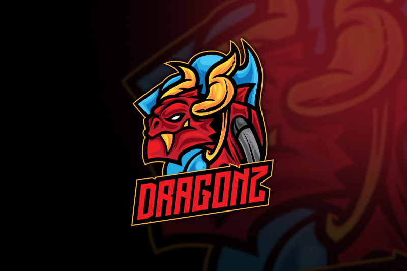 dragonz-esport-logo-template