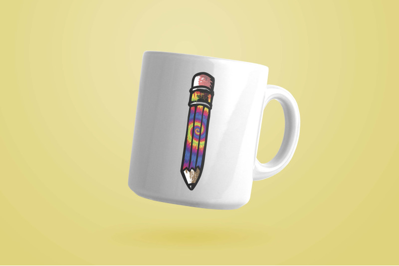 vibrant-rainbow-tie-dye-pencil-sublimation