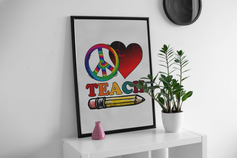 peace-love-teach-sublimation-designs