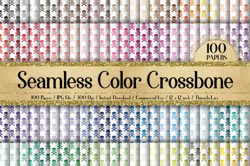 100-seamless-color-crosses-bones-with-skull-digital-papers