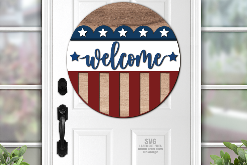 patriotic-welcome-sign-svg-laser-cut-files-july-4th-door-hanger