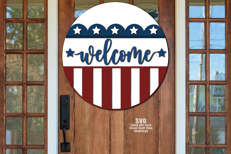 patriotic-welcome-sign-svg-laser-cut-files-july-4th-door-hanger