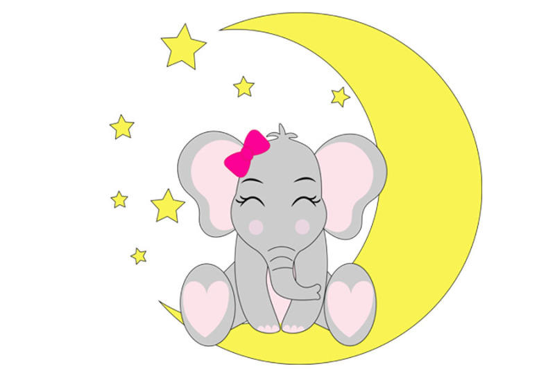 baby-elephant-svg-elephant-svg-file-girl-elephant-svg-moon-night-s
