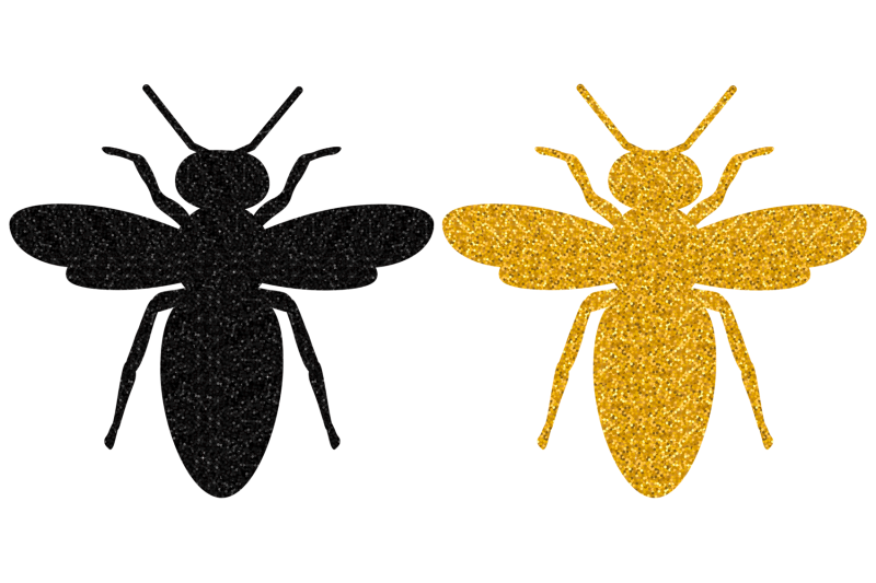 bees-sublimation-bees-glitter-bees-svg-bees-silhouettes