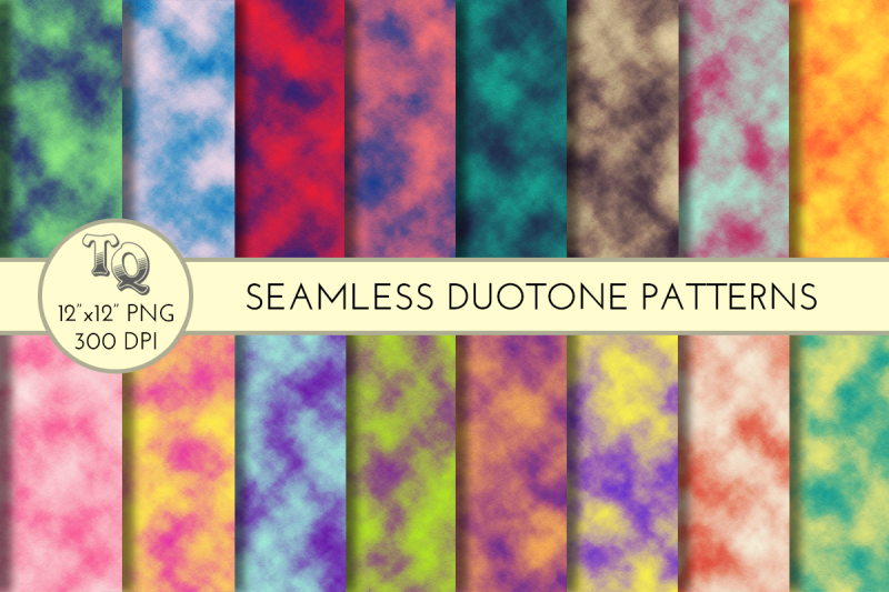 seamless-textured-duotone-patterns