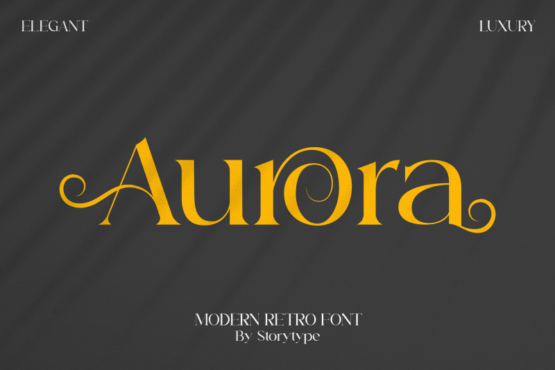 aurora-typeface