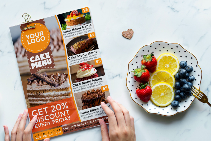 cake-menu-flyer-template