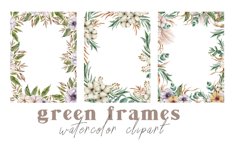 watercolor-wedding-floral-frames-clipart-3-png-files