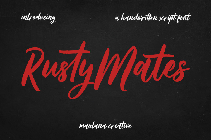 rusty-mates-brush-script-font