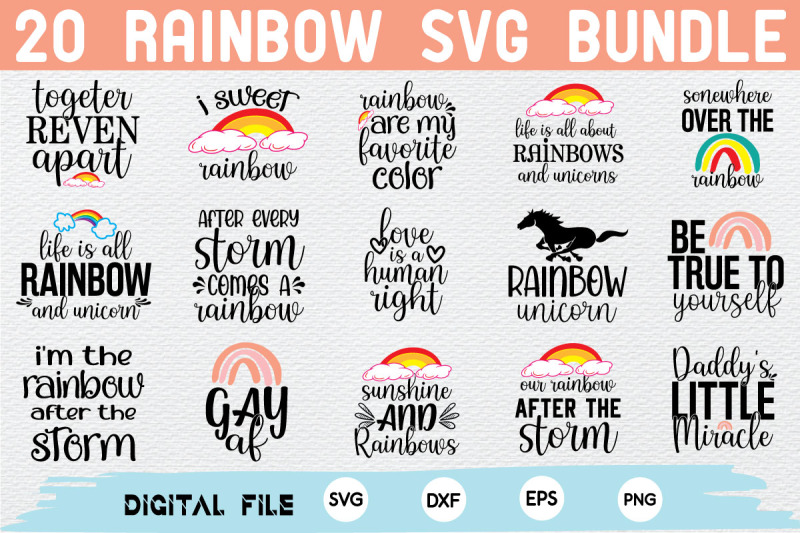 rainbow-svg-bundle