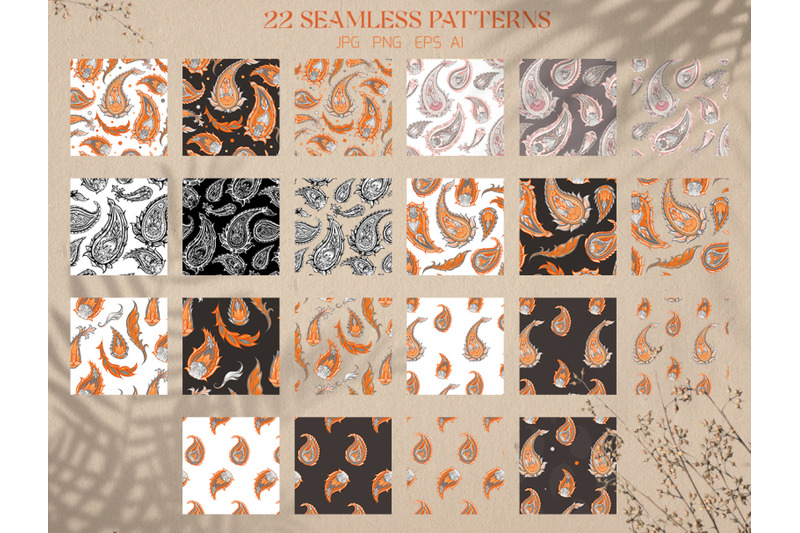 vector-set-paisley-patterns-and-cliparts