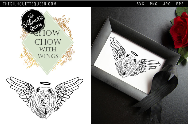 rip-chow-chow-dog-with-angel-wings-svg-memorial-vector-sympathy-svg