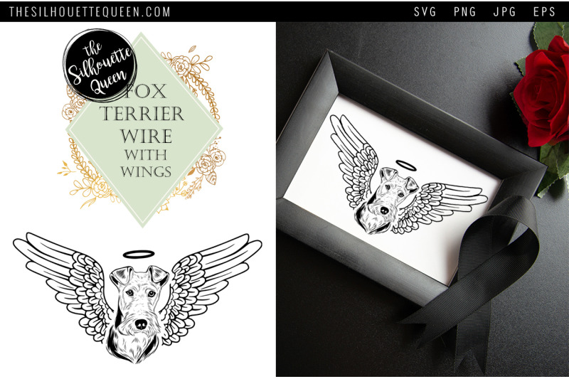 rip-fox-terrier-wire-dog-with-angel-wings-svg-memorial-vector