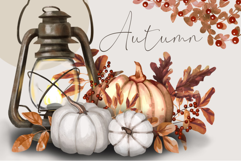 halloween-clipart-set-autumn-pumpkins-orange-and-white-fall-clipart