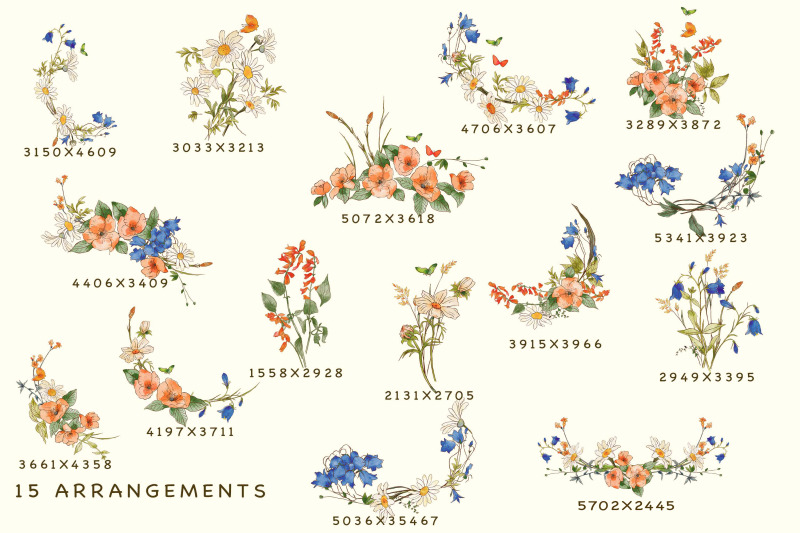 watercolor-country-flowers-clipart-set
