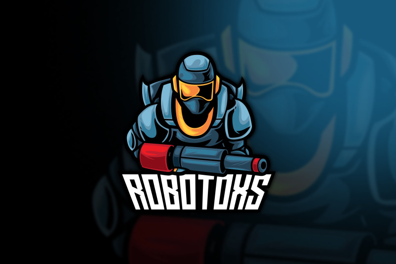 robotoxs-robot-esport-logo-template