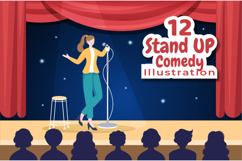12-stand-up-comedy-show-illustration