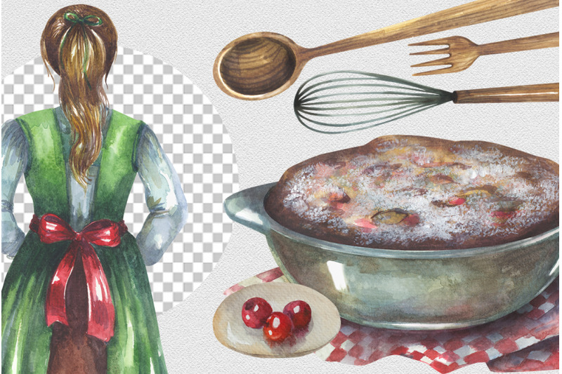 baking-watercolor-clipart