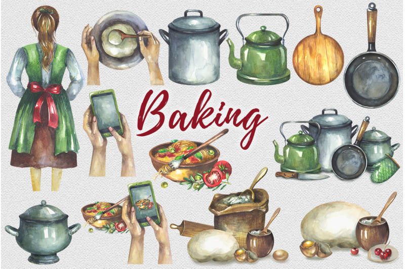 baking-watercolor-clipart