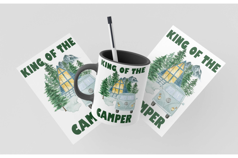 king-camper-quotes-sublimation-designs