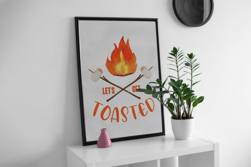 campfire-lets-get-toasted-sublimation-designs