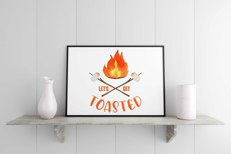 campfire-lets-get-toasted-sublimation-designs