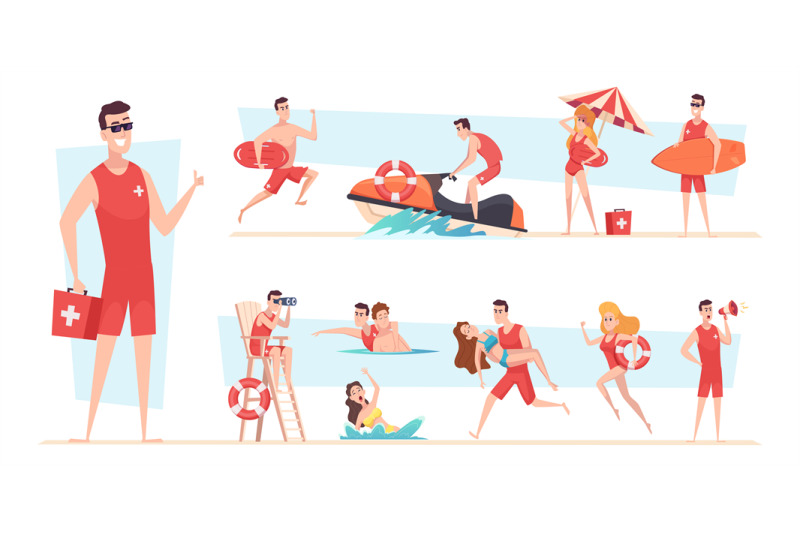 beach-lifeguards-kids-spend-good-safety-time-on-the-summer-beach-sea