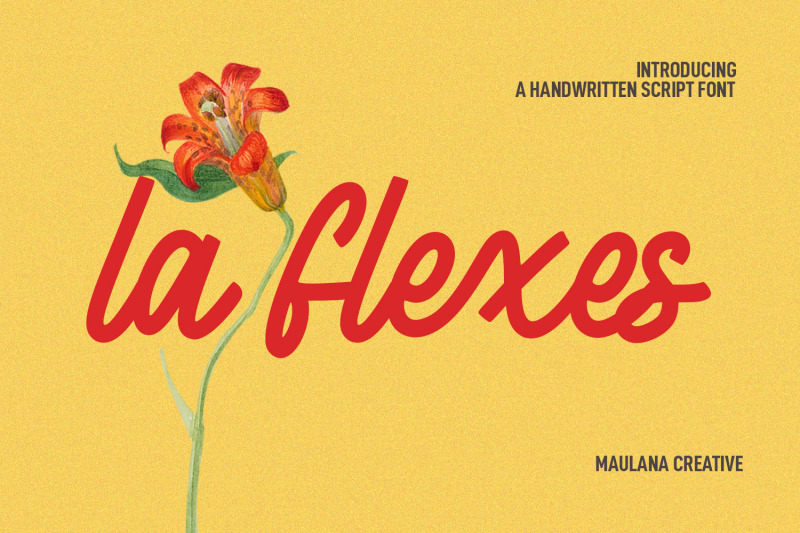 la-flexes-handwritten-script-font