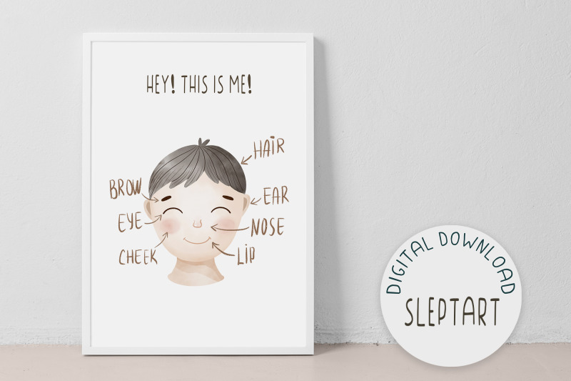 baby-face-educational-print-body-poster-printable-wall-art