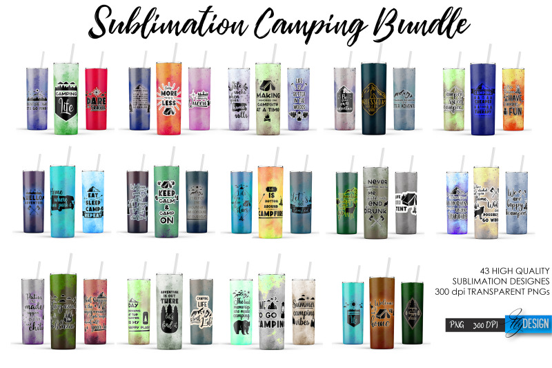 camping-tumbler-sublimation-bundle-camping-tumbler-wrap-png