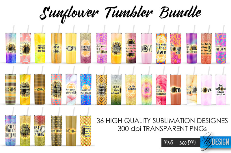 tumbler-sublimation-bundle-sunflower-wrap-tumbler-20-oz