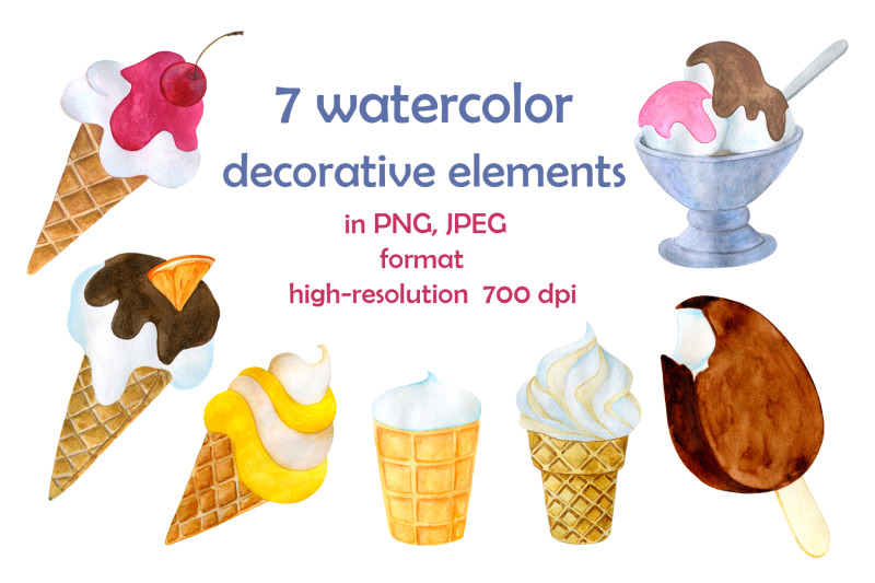 set-of-watercolor-illustrations-of-ice-cream