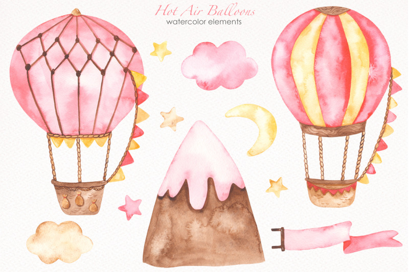 hot-air-balloon-pink-watercolor