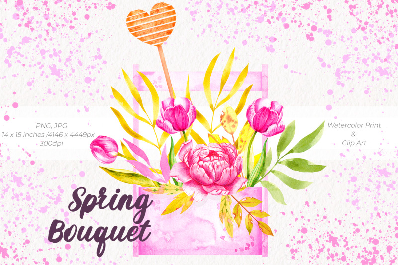 spring-bouquet-watercolor-print-and-clip-art