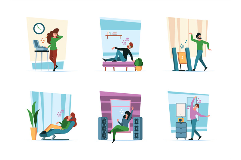 listen-music-characters-relaxing-in-interior-lying-on-couch-sitting-o