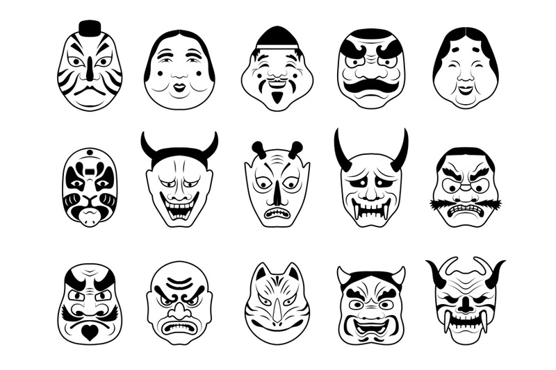 asian-theatrical-mask-japanese-cultural-art-objects-for-face-masked-f