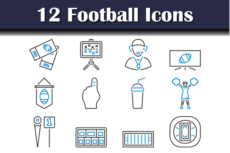 football-icon-set