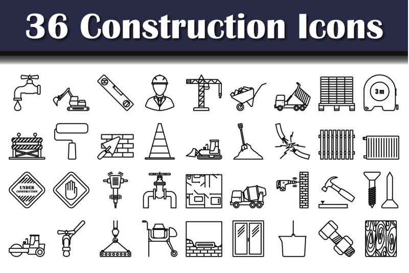 construction-icon-set