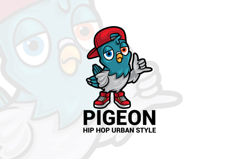 pigeon-cartoon-mascot-logo