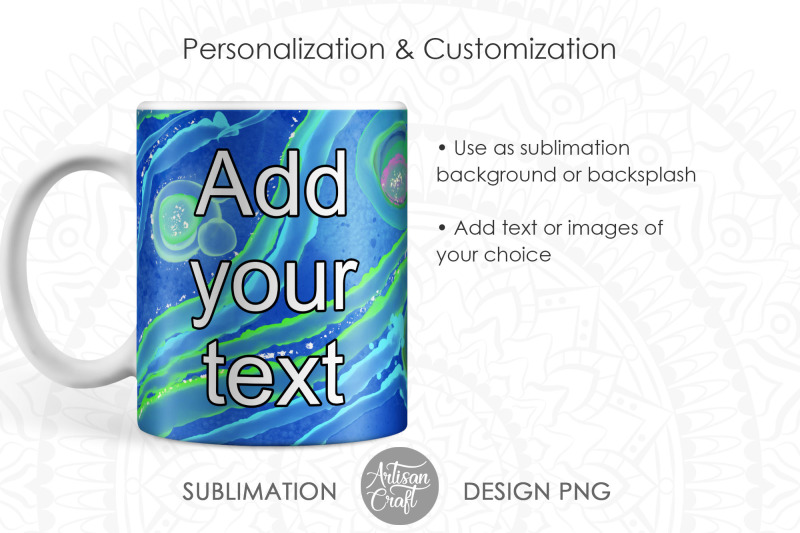 sublimation-mug-designs-showing-malachite-art-11oz-mug-sublimation