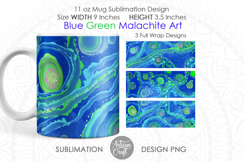 sublimation-mug-designs-showing-malachite-art-11oz-mug-sublimation