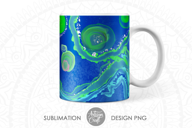 sublimation-mug-designs-showing-malachite-art-11oz-mug-sublimation