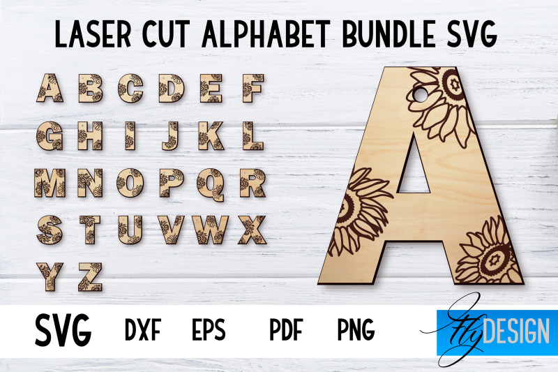 alphabet-laser-cut-with-sunflowers-letters-svg-bundle