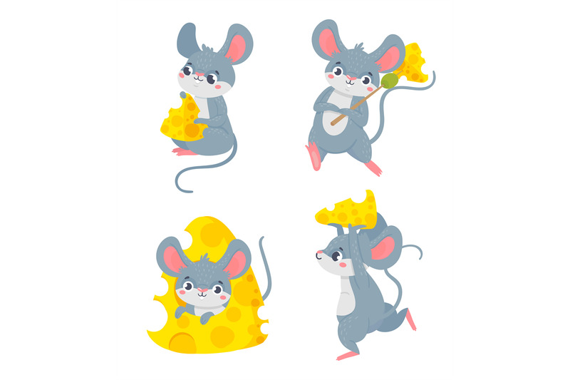 cartoon-mouse-with-cheese-cute-hamster-collection