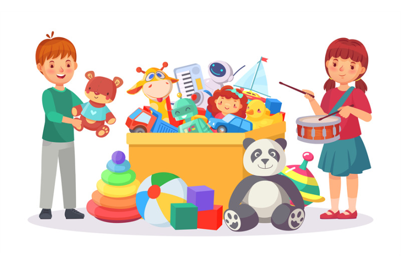 cheerful-kids-playing-with-toys-in-box-together