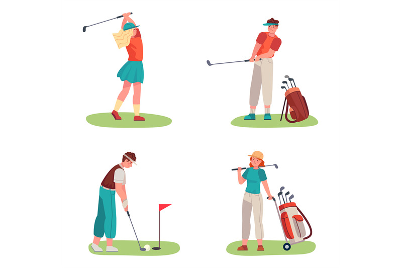 golf-player-playing-with-ball-and-stick