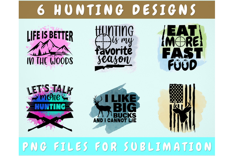 hunting-sublimation-designs-bundle-6-designs-hunting-png-files